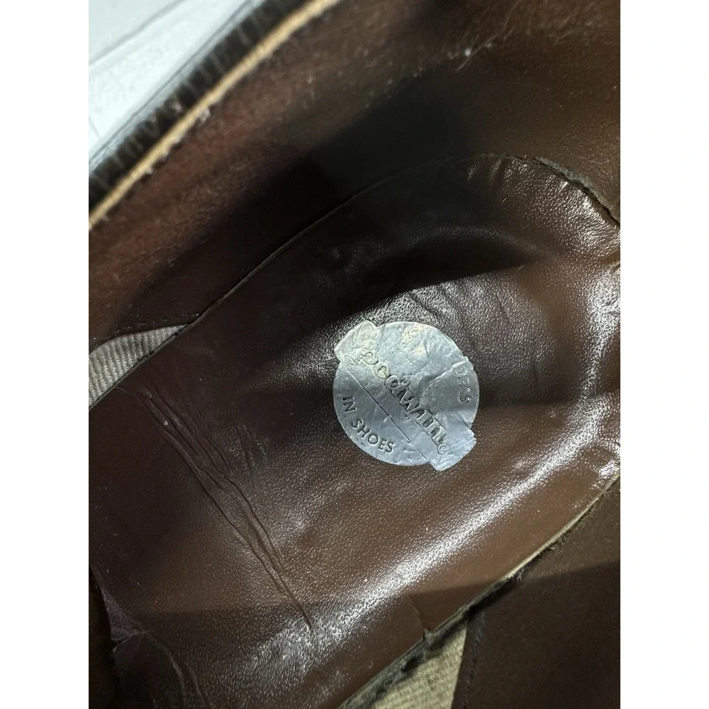 VTG 60s Pedwin Brown Leather Longwing Boucher‎ Gunboat Dress Shoes / Men's 10.5
